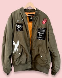 Image 4 of KARMA  BOMBER ¥ JACKET ¥ UNISEX¥ VINTAGE¥IBIZA ¥UPCYCLED ¥