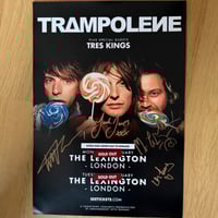 Image 2 of Signed Trampolene The Lexington A3 poster