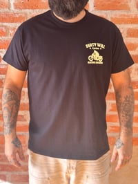 Image 2 of MOTORCYCLE 82 TEE BLACK