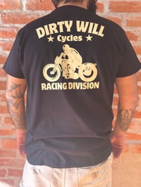 Image 1 of MOTORCYCLE 82 TEE BLACK