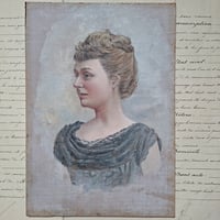 Image 2 of Stunning Little Oil Portrait Painting 