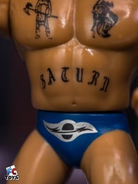Image 4 of PREORDER 1 of 500 PERRY SATURN 4.5 INCH RETRO WRESTLE-SOMETHING WRESTLERS SERIES 5 FIGURE BY FC TOYS