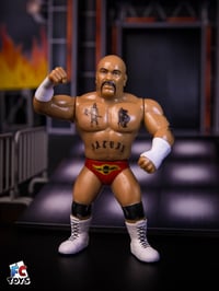 Image 1 of PREORDER: PERRY SATURN 4.5 INCH RETRO WRESTLE-SOMETHING WRESTLERS SERIES 5 FIGURE BY FC TOYS