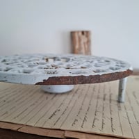 Image 4 of Unusual French Pale Blue Trivet