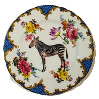 Floral Zebra Plate