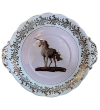 Pink Unicorn Plate