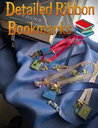 Image 1 of Detailed Ribbon Bookmarks