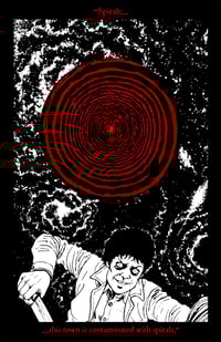 Image 5 of JUNJI ITO "UZUMAKI" BLACK LONGSLEEVE