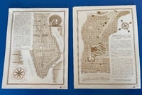 Image 2 of Vintage 1960 United States Lines Menu Covers