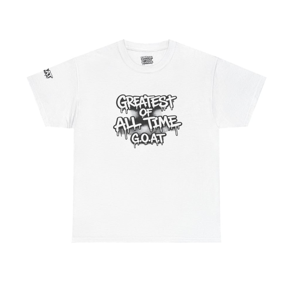Image of GOAT 'Greatest of All Time' Graphic Tee — Back 'Best 2 Ever Do It' Streetwear T‑Shirt
