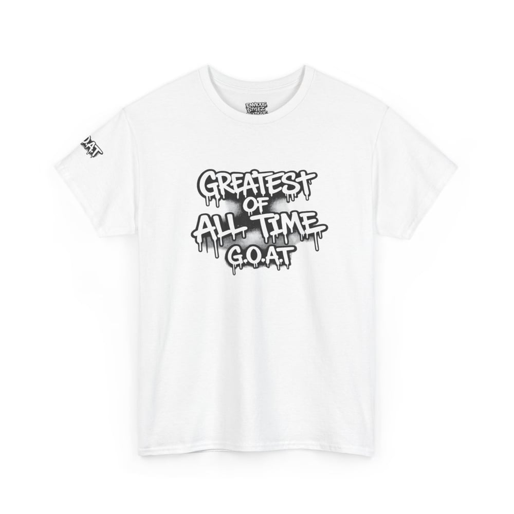 Image of GOAT 'Greatest of All Time' Graphic Tee — Back 'Best 2 Ever Do It' Streetwear T‑Shirt