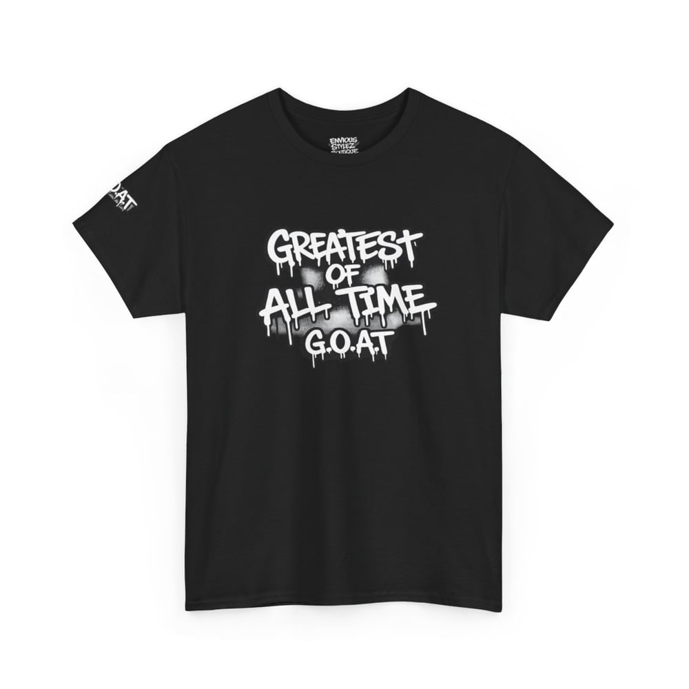 Image of GOAT 'Greatest of All Time' Graphic Tee — Back 'Best 2 Ever Do It' Streetwear T‑Shirt