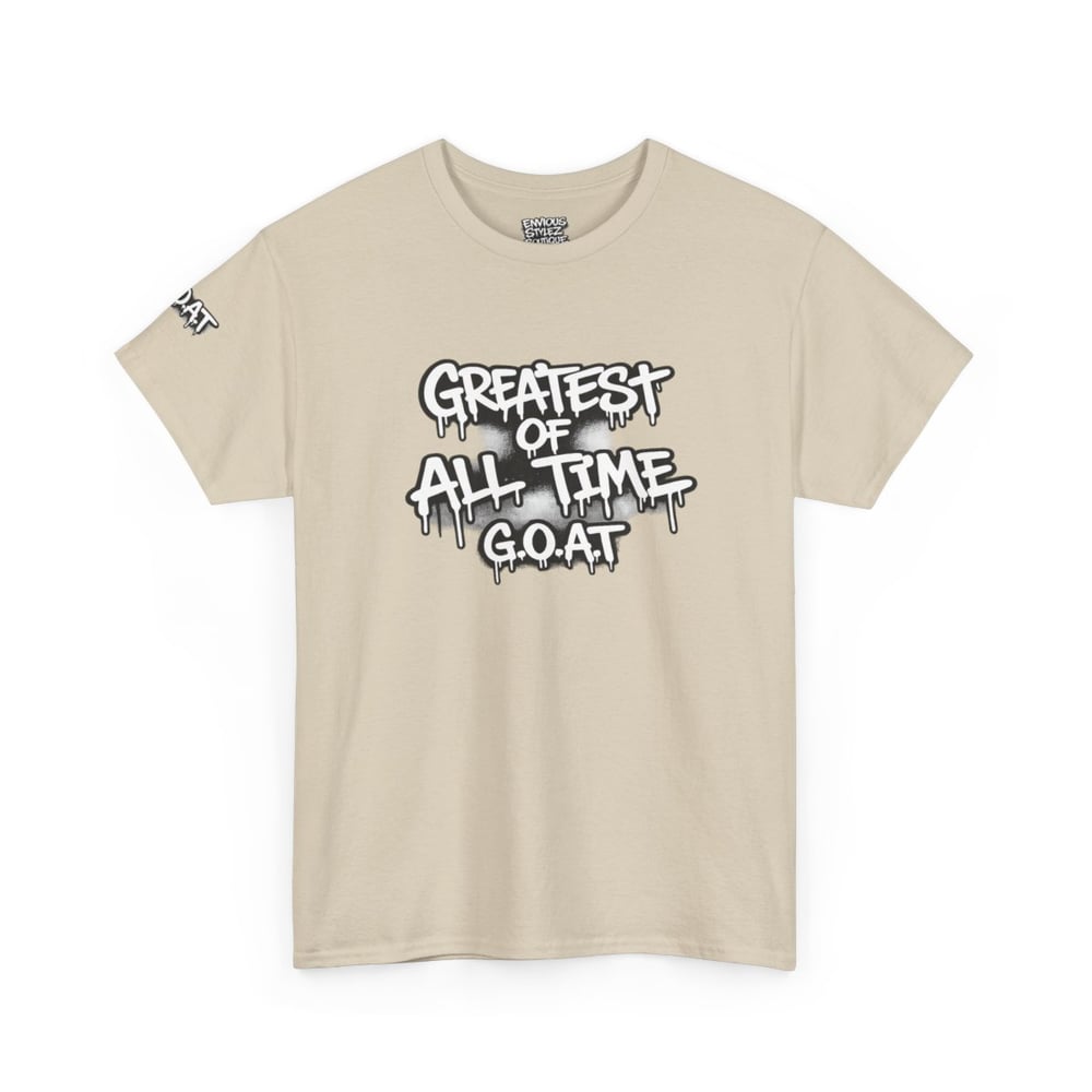 Image of GOAT 'Greatest of All Time' Graphic Tee — Back 'Best 2 Ever Do It' Streetwear T‑Shirt
