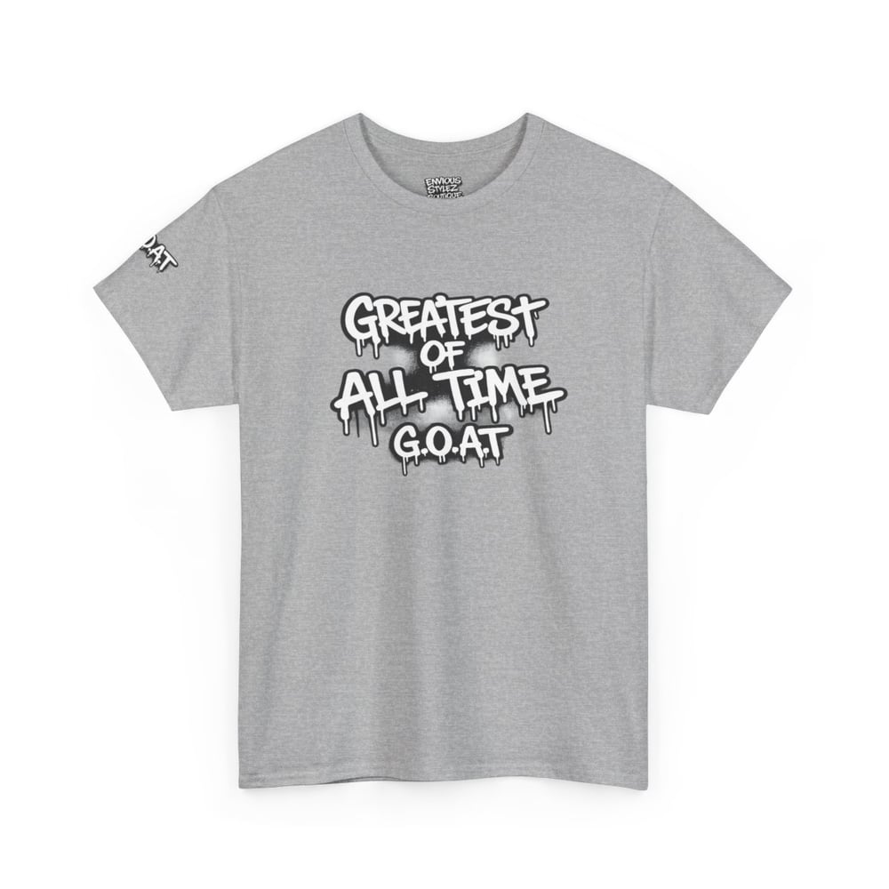 Image of GOAT 'Greatest of All Time' Graphic Tee — Back 'Best 2 Ever Do It' Streetwear T‑Shirt