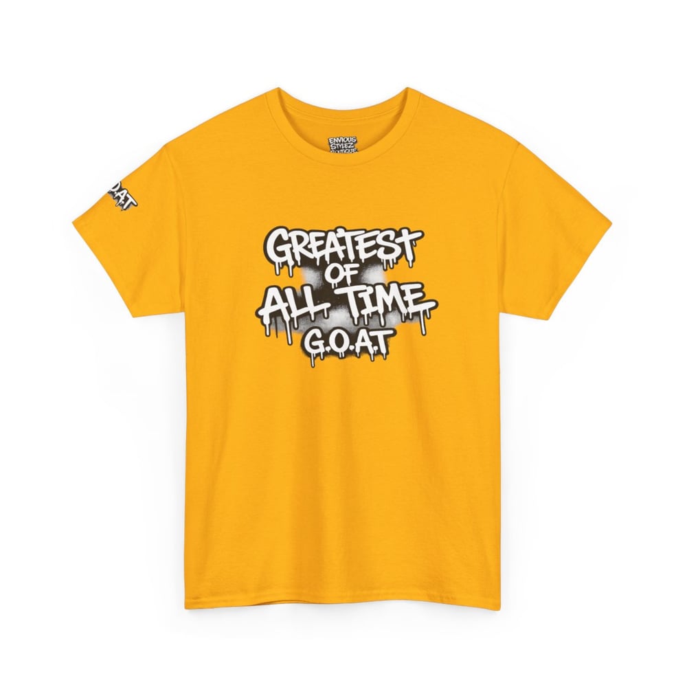 Image of GOAT 'Greatest of All Time' Graphic Tee — Back 'Best 2 Ever Do It' Streetwear T‑Shirt