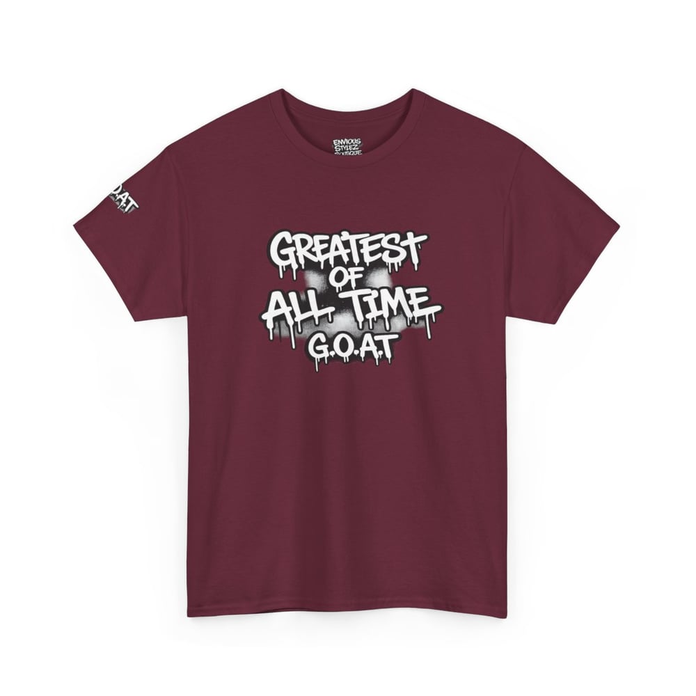 Image of GOAT 'Greatest of All Time' Graphic Tee — Back 'Best 2 Ever Do It' Streetwear T‑Shirt