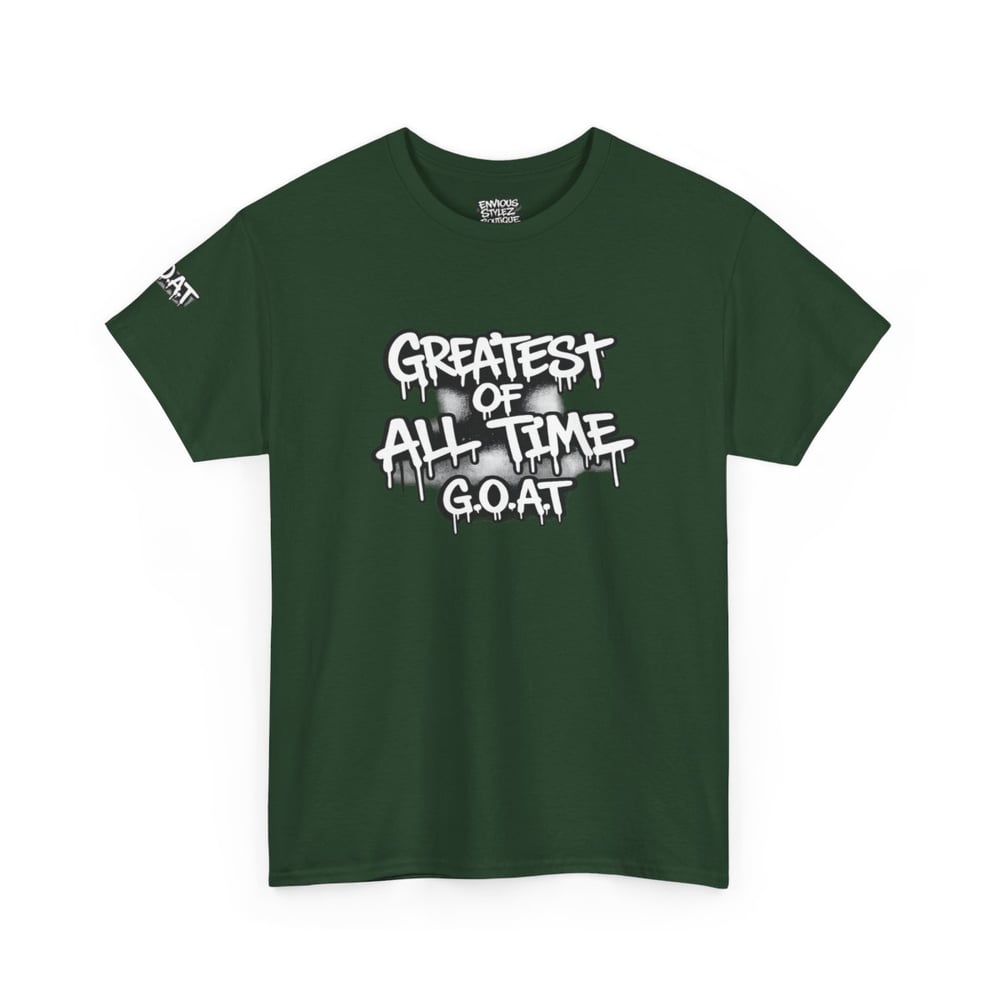 Image of GOAT 'Greatest of All Time' Graphic Tee — Back 'Best 2 Ever Do It' Streetwear T‑Shirt