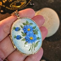 Image 3 of Spellbound Floral Locket Magickal Desire-Draw Charm for Love, Happiness & Manifestation