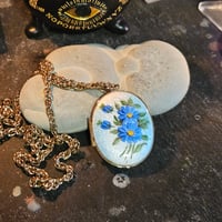 Image 1 of Spellbound Floral Locket Magickal Desire-Draw Charm for Love, Happiness & Manifestation