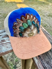 Image 5 of Feather Trucker Hat Collection