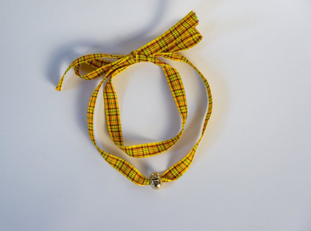 Image of r.e.elle x Katie Kimmel - Debra Egg Charm on ribbon 