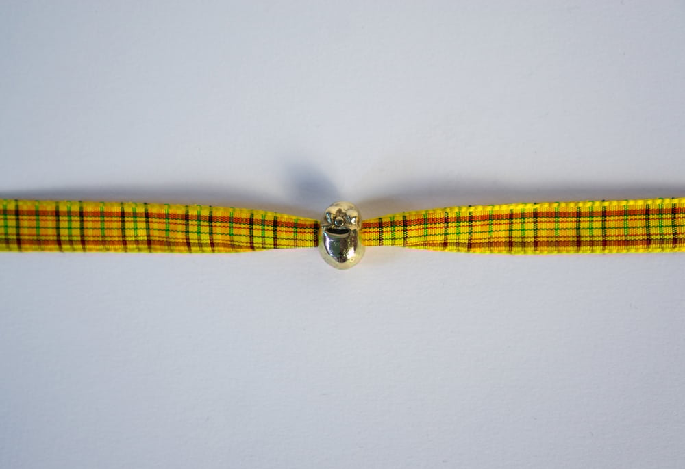 Image of r.e.elle x Katie Kimmel - Debra Egg Charm on ribbon 