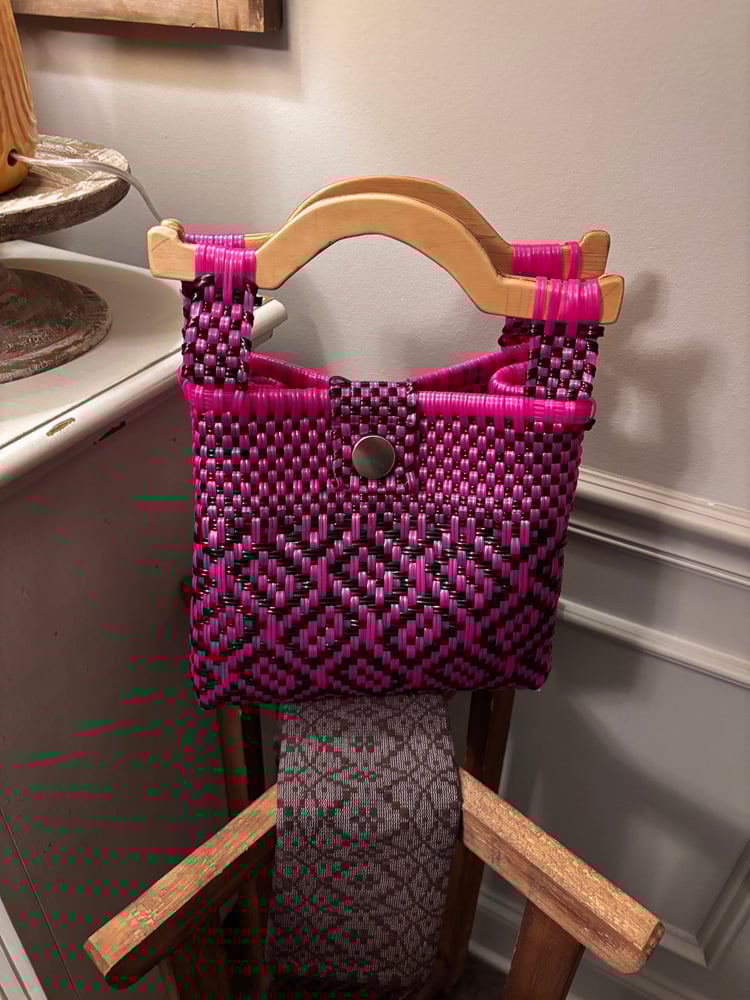 Image of Alma-Hot Pink and Black