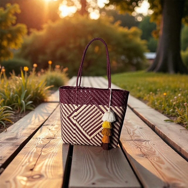 Image of Avery-Burgandy and Cream