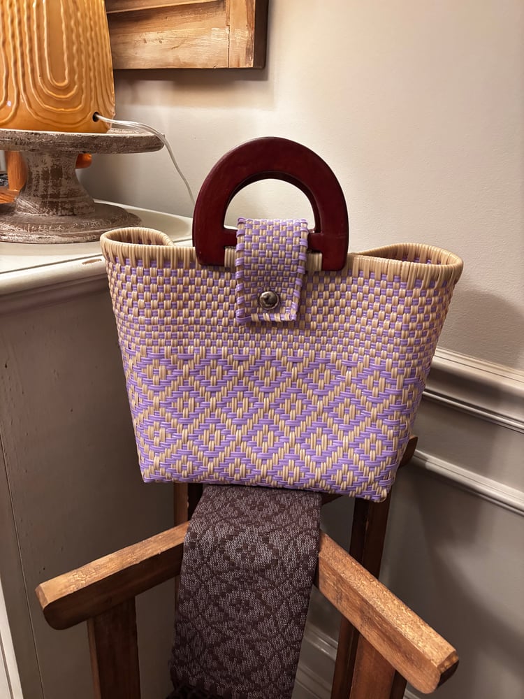 Image of Alma-Lavender and Beige