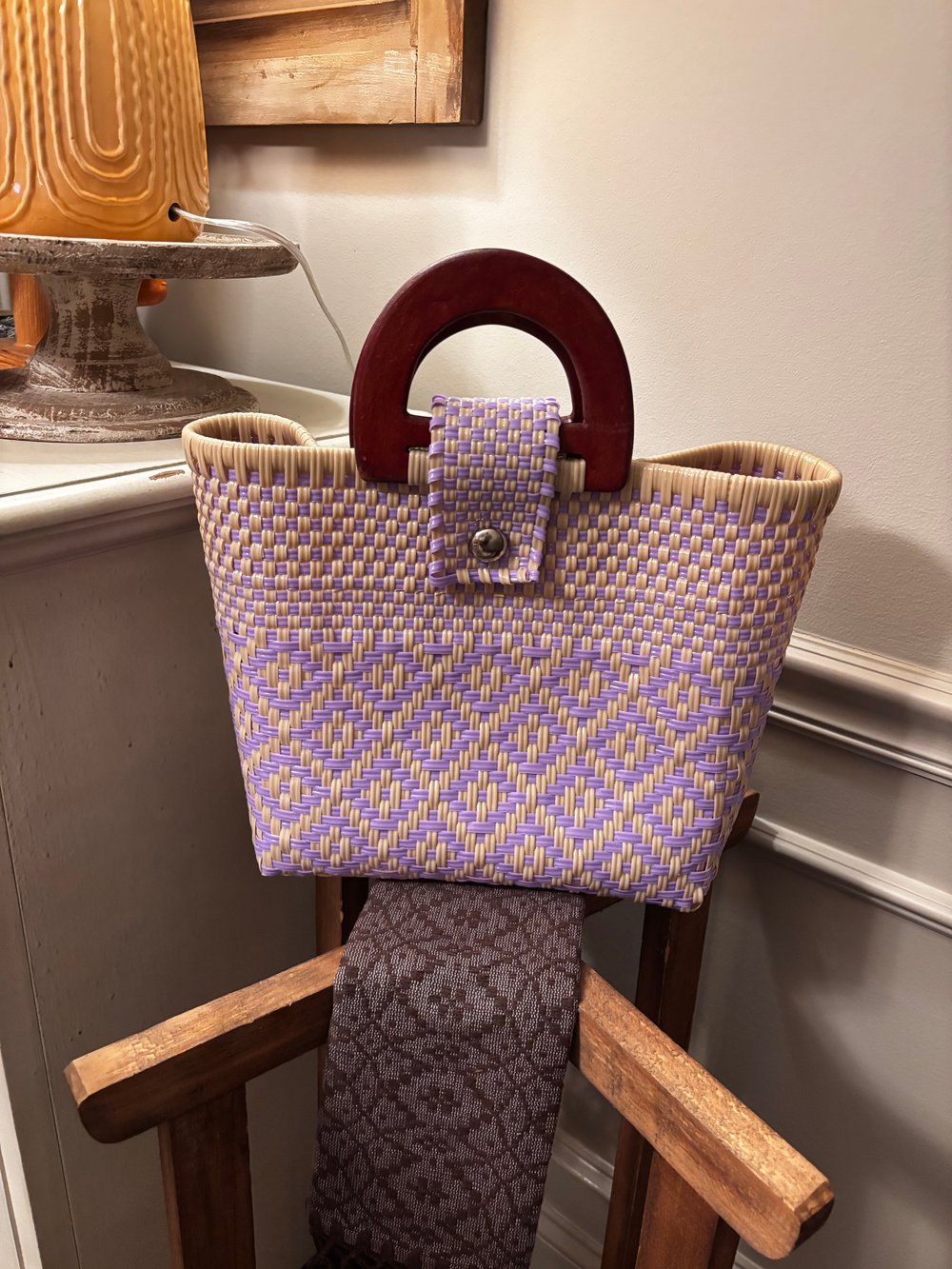 Image of Alma-Lavender and Beige