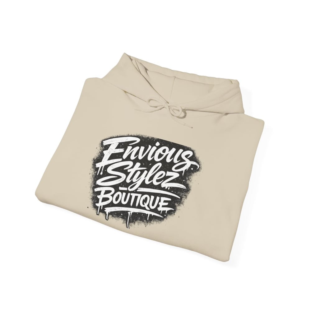 Image of Unisex Hoodie — 'Envious Stylez Boutique' Bold Graffiti Logo Pullover