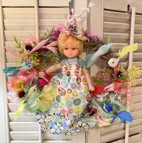 Vintage Sweet Miss Birdy Easter Spring Wreath