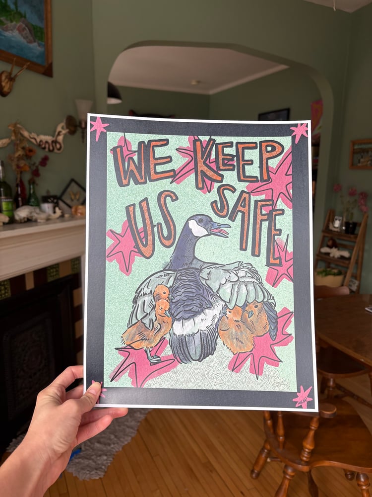 Image of WE KEEP US SAFE - Mutual Aid Print Sale