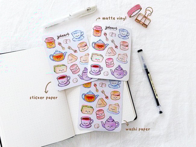 Afternoon Tea Sticker Sheet