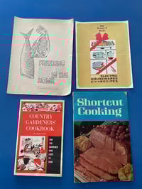 Four Vintage Cook Booklets