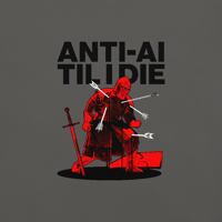 Image 2 of ANTI AI tee