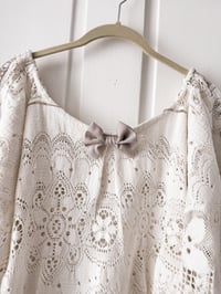 Image 5 of Handmade Upcycled Vintage Lace Boho Top 