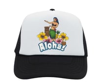 Image 1 of Aloha Custom Foam Trucker Hat: Retro Snapback, Spirit of Hawaii