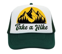 Image 1 of Take A Hike Trucker Hat: Mountain Adventure Snapback