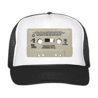 Image 1 of Beastie Boys Trucker Hat: License to ILL Cassette Tape Snapback