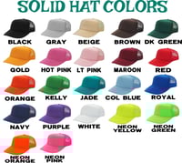 Image 4 of CUSTOMIZED PUFF PRINT TRUCKER Hats // Unbeatable Quality and Price // Create Your Own