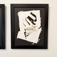 Image 3 of How to Fold Two Arches(diptych) by Marcos Crane - Original Artwork