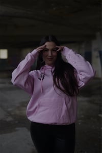 Image 6 of Calligraffiti pink hoodie