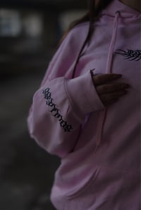 Image 3 of Dark pink hoodie
