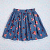 Indigo Teddy Bear Skirt