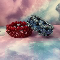 Image 4 of Random Zig Zag Kandi Cuff Bracelet