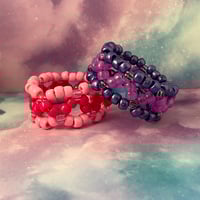 Image 5 of Random Zig Zag Kandi Cuff Bracelet