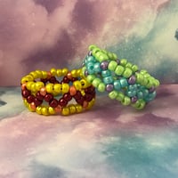 Image 6 of Random Zig Zag Kandi Cuff Bracelet