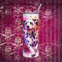 Image 1 of Vibrant Dalmatian Tumbler