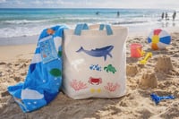 Image 1 of Under The Sea Beach Bag and Towel Set